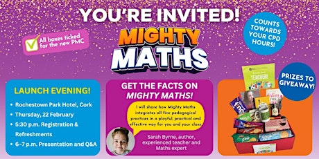 Imagem principal de Gill Education: CORK ‘Mighty Maths’ New Primary Maths Programme
