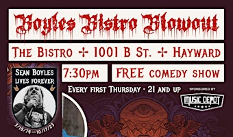 Comedy Night at the Bistro in Hayward  primärbild