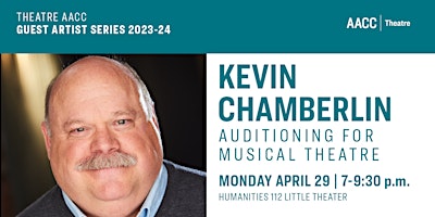 Imagem principal do evento Kevin Chamberlin - Auditioning for Musical Theater