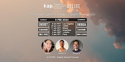 KAP Kundalini Activation Process • Online • 11 February • EN/ES/FR primary image