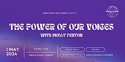 Imagem principal do evento The Power of our Voices with Molly Fenton