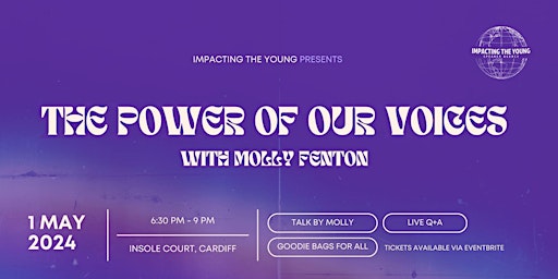 Imagem principal do evento The Power of our Voices with Molly Fenton