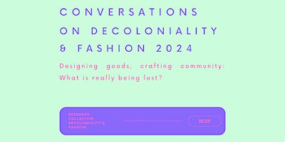 Conversations on Decoloniality & Fashion primary image