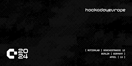 Hauptbild für Hackaday Europe 2024