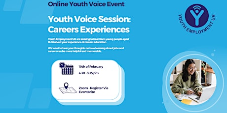 Youth Voice Session: Careers Experiences primary image