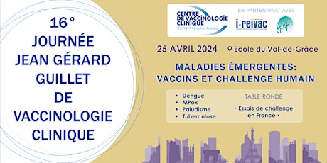 16° Journée Jean Gérard Guillet de Vaccinologie Clinique