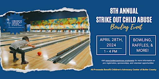 Immagine principale di 8th Annual Strike Out Child Abuse Bowling Event 