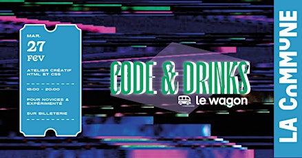 Image principale de Code and Drink X La Commune