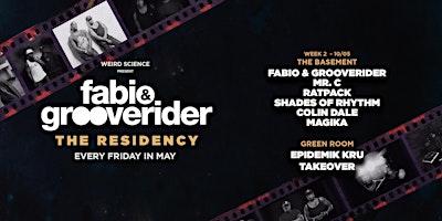 Fabio & Grooverider : The Residency (Week 2) Poster