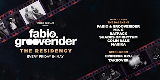 Fabio & Grooverider : The Residency (Week 2)  primärbild