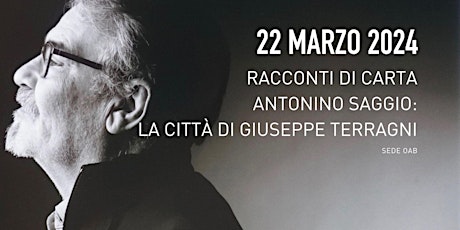 Hauptbild für Racconti di Carta: Antonino Saggio - La città di Terragni