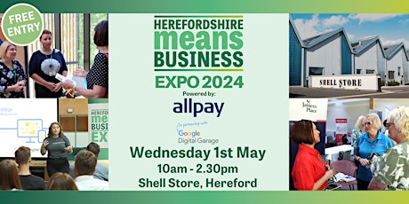 Imagem principal de Herefordshire Means Business Expo 2024 Visitor Ticket