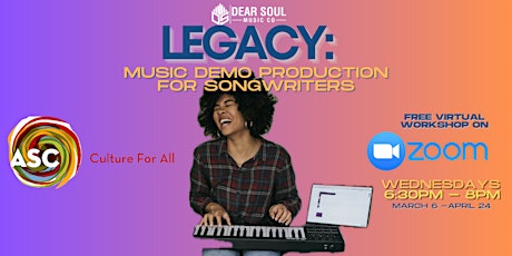 LEGACY: Music Demo Production For Songwriters primary image