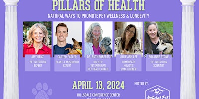 Pillars of Health - Natural Ways to Promote Pet Wellness & Longevity primary image