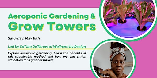 Primaire afbeelding van Aeroponic Gardening & Grow Towers Workshop