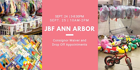 Consignor Drop Off and Waiver - JBF Ann Arbor Fall 19 primary image