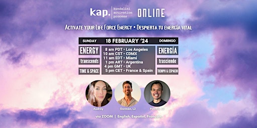 KAP Kundalini Activation Process • Online • 18 February • EN/ES/FR primary image