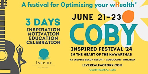 Immagine principale di COBY Inspired Festival - June 21-23 