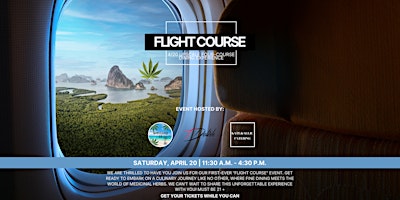 Imagem principal do evento FLIGHT COURSE:  4/20 Four-Course Dining Experience & Entertainment