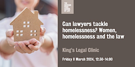 Image principale de Can lawyers tackle homelessness? Women, homelessness and the law