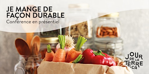 Immagine principale di Conférence - Je mange de façon durable 