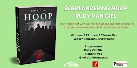 Primaire afbeelding van Boeklancering 'Hoop. Broeders zonder liefde' van Rudy Van Giel