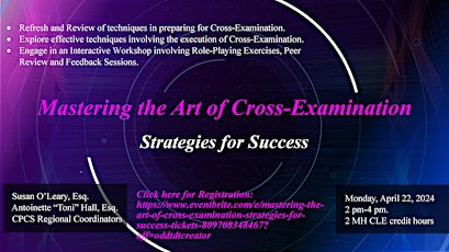 Mastering the Art of Cross-Examination: Strategies for Success