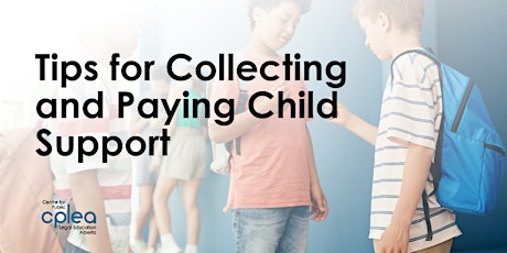 Webinar: Tips for Collecting and Paying Child Support