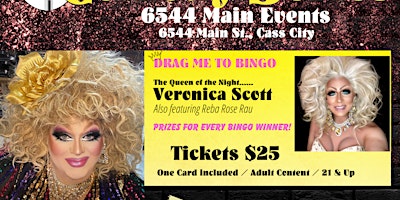 Drag Me to Bingo -6544 Main Events- Cass City primary image