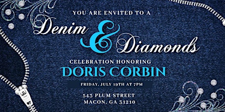 Doris Corbin Denim & Diamonds Heavenly Birthday Kick Off Party