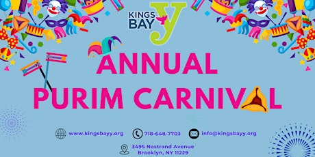 Kings Bay Y 2024 Annual Purim Carnival! primary image