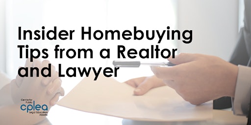 Hauptbild für Webinar: Homebuying Tips from a Realtor and Lawyer