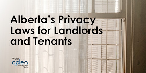 Imagen principal de Webinar: Privacy Laws for Landlords and Tenants