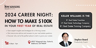 Imagem principal do evento Keller Williams Advisors Career Night