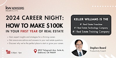 Image principale de Keller Williams Advisors Career Night