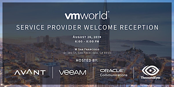VMworld Service Provider Welcome Reception