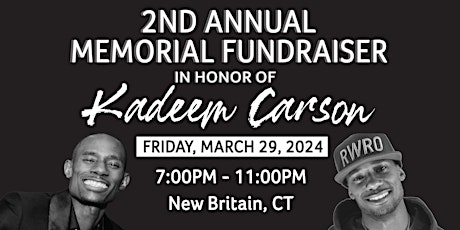 Kadeem Carson Memorial Fundraiser 2024