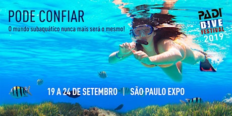 Imagem principal do evento Palestras Padi Dive Festival 2019 (Inscrições gratuitas)