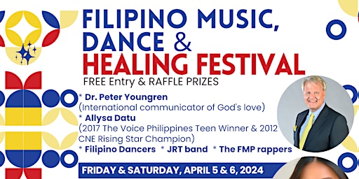 Imagem principal do evento Filipino Music, Dance & Healing Festival