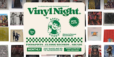 Imagem principal do evento Vinyl Night by Baked Goods
