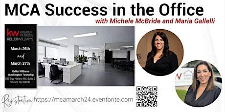 MCA Success in the Office with Michele McBride & Maria Gallelli primary image
