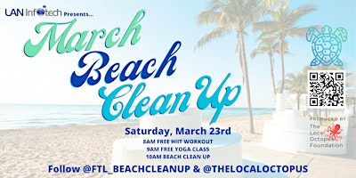 Image principale de Join us! March Beach Clean Up at B Ocean Resort