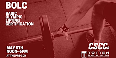 Immagine principale di Totten Training Systems - Basic Olympic Lifting Certification 