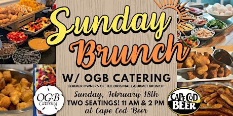 Sunday Brunch w/ OGB Catering at Cape Cod Beer! primary image