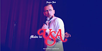Primaire afbeelding van Rogier Bak: Made in USA TOUR • English COMEDY in EINDHOVEN