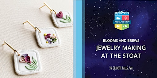 Imagem principal do evento Blooms and Brews: Jewelry Making at The Stoat