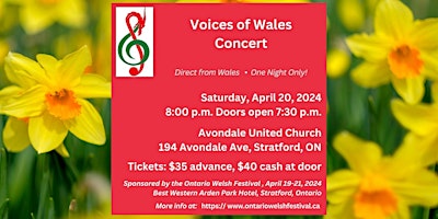 Imagem principal de Voices of Wales Concert 2024