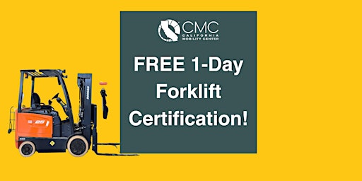 Imagen principal de FREE 1-Day Forklift Certification Training 3/30/24