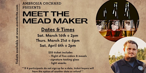 Imagen principal de Meet the Mead Maker-Guided Tasting Experience