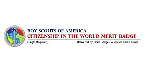 Imagem principal do evento BSA NCAC MERIT BADGE SERIES:  Citizenship in the World (Eagle Required)